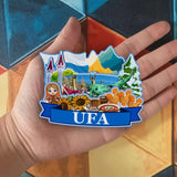 Refrigerator Magnet for Ufa Russia  2529