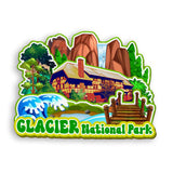Магнит на холодильник для Национального парка Глейшер, Монтана, США, 1033
