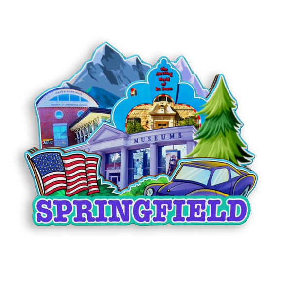 Refrigerator Magnet for Springfield Massachusetts USA  981
