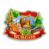 Refrigerator Magnet for Burgos Spain  1505