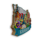 Refrigerator Magnet for Krakow Poland  2111