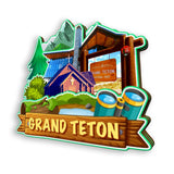 Refrigerator Magnet for Grand Teton Wyoming USA  930