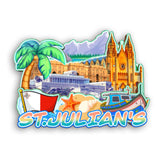 Refrigerator Magnet for St.Julian's Malta  2297