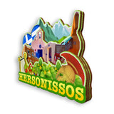 Refrigerator Magnet for Hersonissos Greece  1767