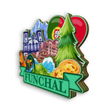 Refrigerator Magnet for Funchal Portugal  1966