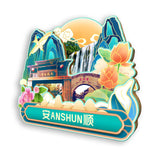 Refrigerator Magnet for Anshun, Guizhou, China  661