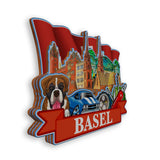 Refrigerator Magnet for Basel Switzerland  2042