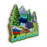 Refrigerator Magnet for Lake Bohinji Slovenia  2371