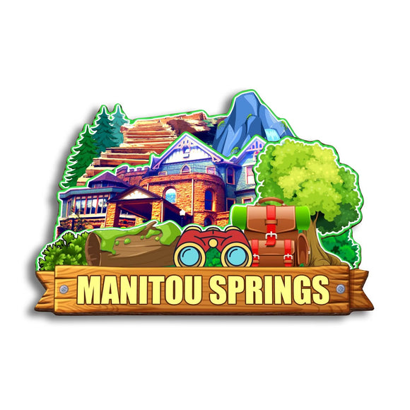 Refrigerator Magnet for Manitou Springs Colorado USA  287