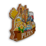 Refrigerator Magnet for Plzen Czech  2100