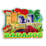 Refrigerator Magnet for Badajoz Spain  1540