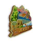 Kühlschrankmagnet für Jersey UK 1467