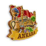 Kühlschrankmagnet für Ankara Türkei 1629