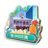 Refrigerator Magnet for Longde, Ningxia, China  691