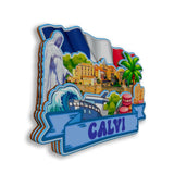 Kühlschrankmagnet für Calvi, Frankreich 2640