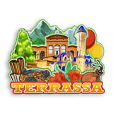 Kühlschrankmagnet für Terrassa, Spanien 1523