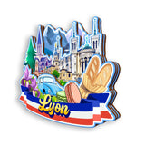 Refrigerator Magnet for Lyon France  1315