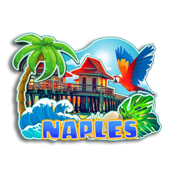 Kühlschrankmagnet für Naples Florida USA 196