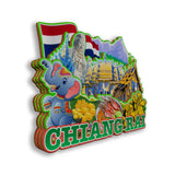 Refrigerator Magnet for Chiang Rai Thailand  2800