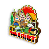 Refrigerator Magnet for Frankfurt Germany  1170
