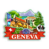 Магнит на холодильник Женева Швейцария 2032