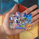 Refrigerator Magnet for Paris France  1313