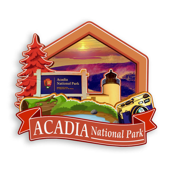 Refrigerator Magnet for Acadia National Park Maine USA  972