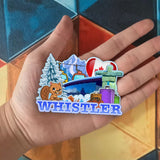 Refrigerator Magnet for Whistler Canada  1880