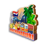 Refrigerator Magnet for Kanchanaburi Thailand  2809