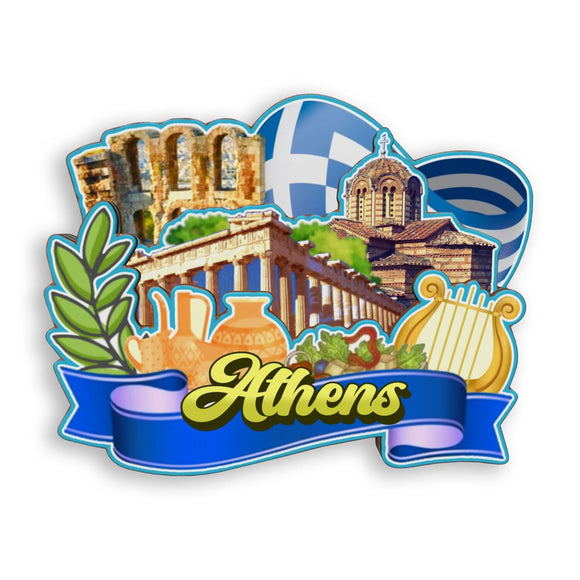 Refrigerator Magnet for Athens Greece  1705
