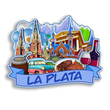 Refrigerator Magnet for La Plata Argentina  2836