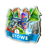 Refrigerator Magnet for Stowe Vermont USA  877
