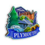 Refrigerator Magnet for Plymouth Massachusetts USA  986
