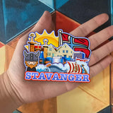 Kühlschrankmagnet für Stavanger Norwegen 2270