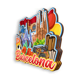 Refrigerator Magnet for Barcelona Spain  1378