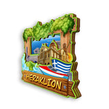 Refrigerator Magnet for Heraklion Greece  1742
