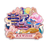 Kühlschrankmagnet für Wuhan, Hubei, China 583