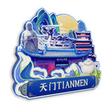 Kühlschrankmagnet für Tianmen, Hubei, China 594