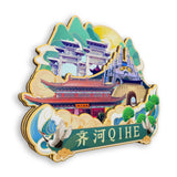 Магнит на холодильник для Цихэ, Шаньдун, Китай 535