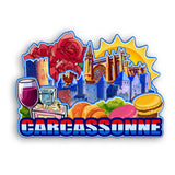 Refrigerator Magnet for Carcassonne France  2584