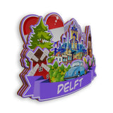 Магнит на холодильник для Делфта, Нидерланды, 1986