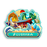Refrigerator Magnet for Lushan, Jiangxi, China  786