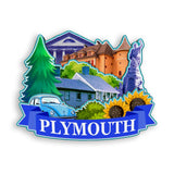 Refrigerator Magnet for Plymouth Massachusetts USA  986