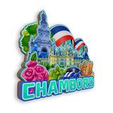 Refrigerator Magnet for Chambord France  1341