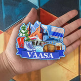 Refrigerator Magnet for Vaasa Finland  2350