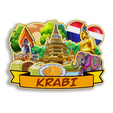 Refrigerator Magnet for Krabi Thailand  2787