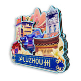 Kühlschrankmagnet für Luzhou, Sichuan, China 578