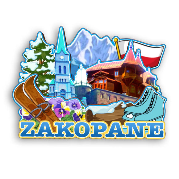 Refrigerator Magnet for Zakopane Poland  2124