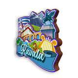 Refrigerator Magnet for Kavala Greece  1735