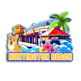 Магнит на холодильник для Хантингтон-Бич, Калифорния, США 263